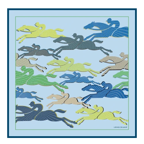 Silk scarf 70 LONGCHAMP RUN