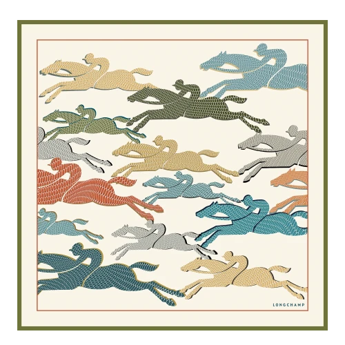 Silk scarf 70 LONGCHAMP RUN