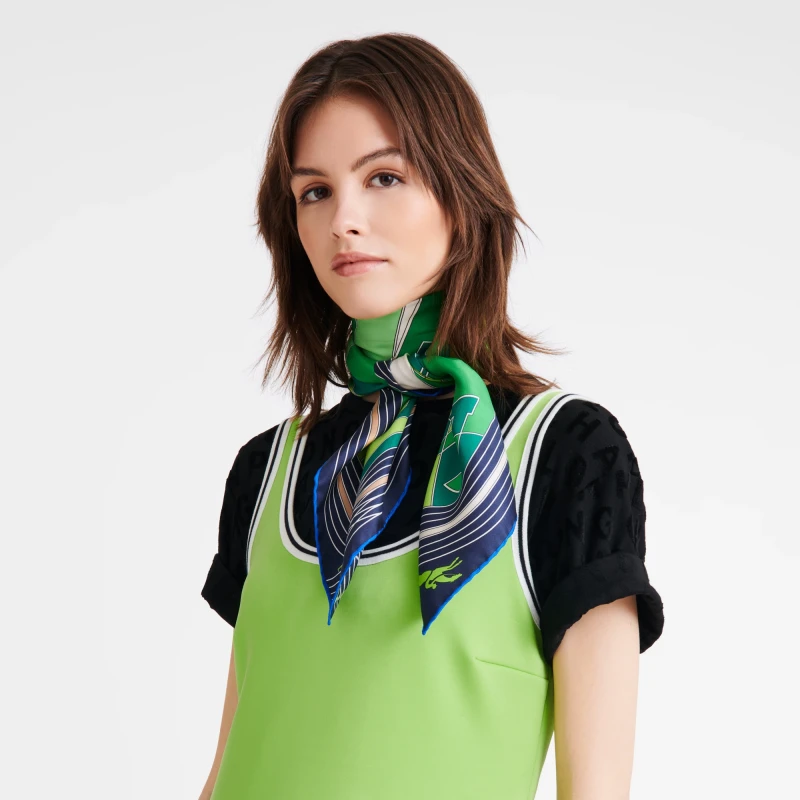 SILK SCARF LONGCHAMP LEAGUE