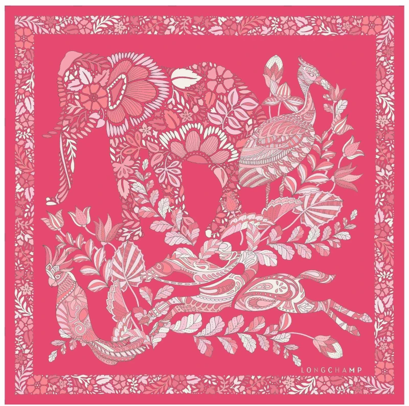 Silk Scarf 50 Forêt Longchamp