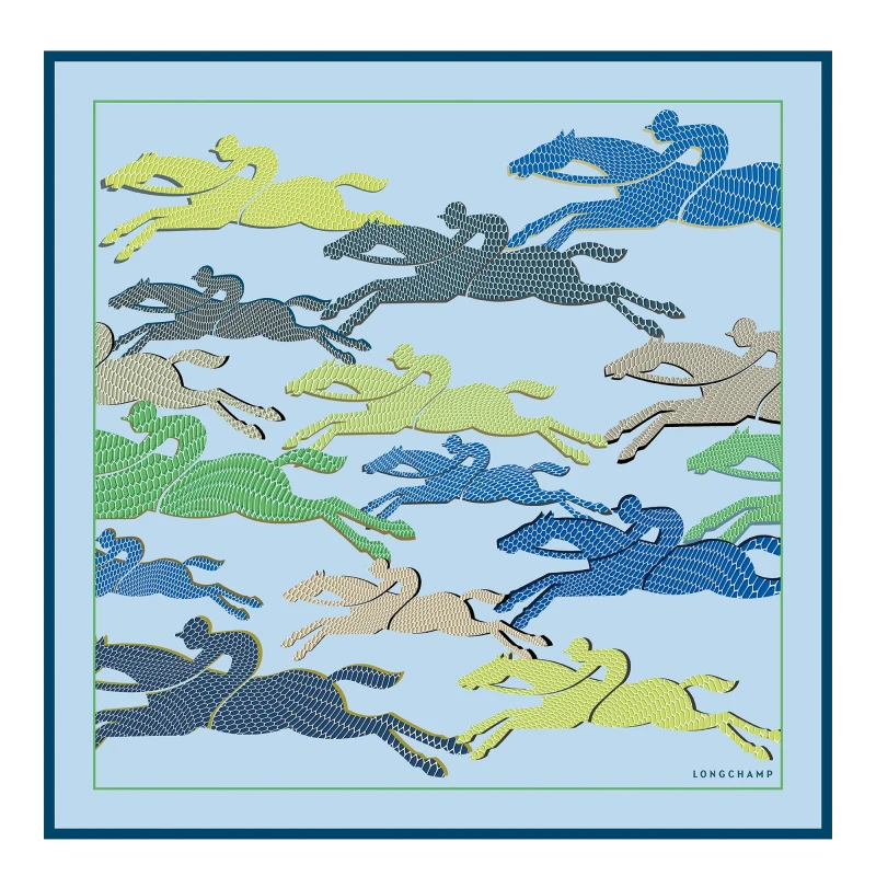 Silk scarf 70 LONGCHAMP RUN